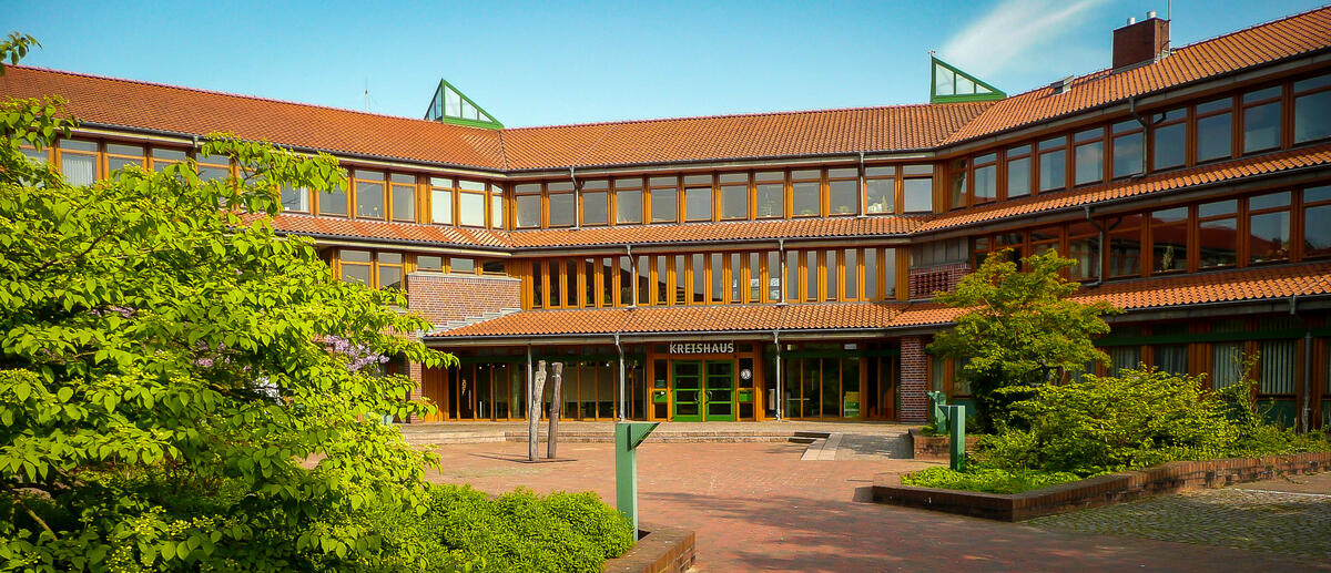Fotoaufnahme Geb&auml;ude Kreisverwaltung Landkreis Oldenburg