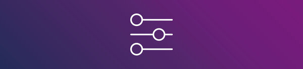 Symbolgrafik mit Reglern zur Anpassung von Einstellungen und Konfigurationen im Rahmen der Projektvorbereitung.